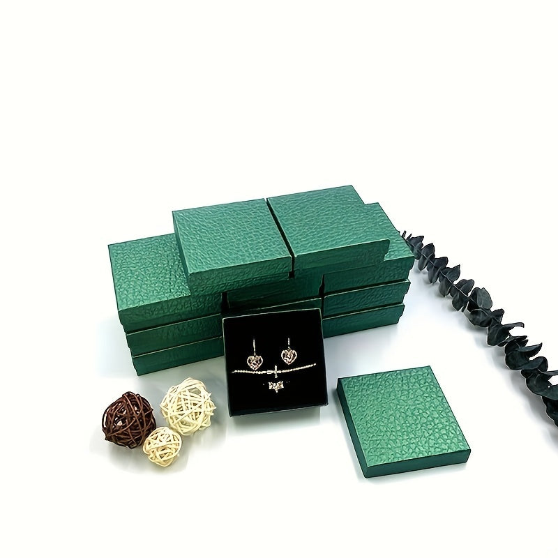 12pcs Classic Ring Set Box Earrings Wedding Packaging