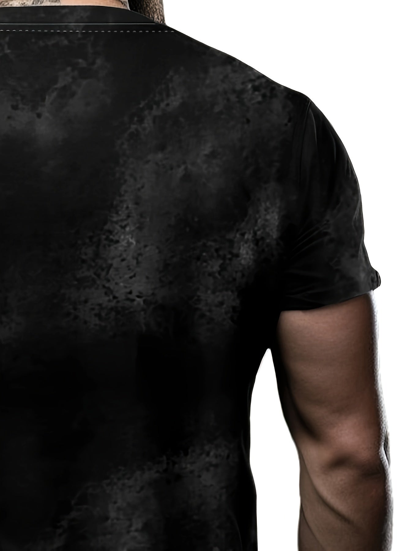 Eagle Pattern Print Men's Short Sleeve Tee Graphic Shirt