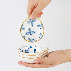 8pcs Ceramic Sauce Dish Seasoning Cheese Condiment Bowl
