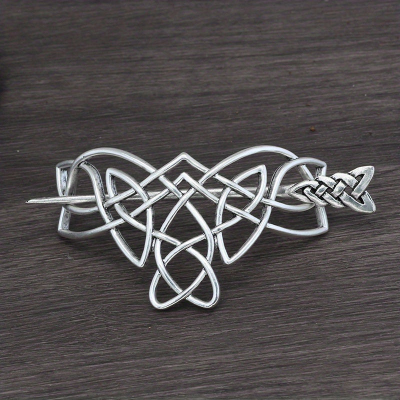 Viking Style Hairpin Celtic Crown Barrette Hair Accessories