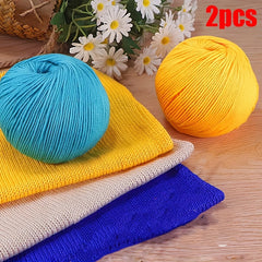 2pcs Cotton Yarn For Knitting Crocheting Sweater Scarf 50g