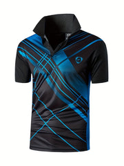 Men's Quick Dry Sports Shirt for Tennis Golf Bowling