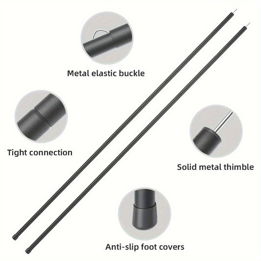 Adjustable Tent Poles Outdoor Canopy Support Rods