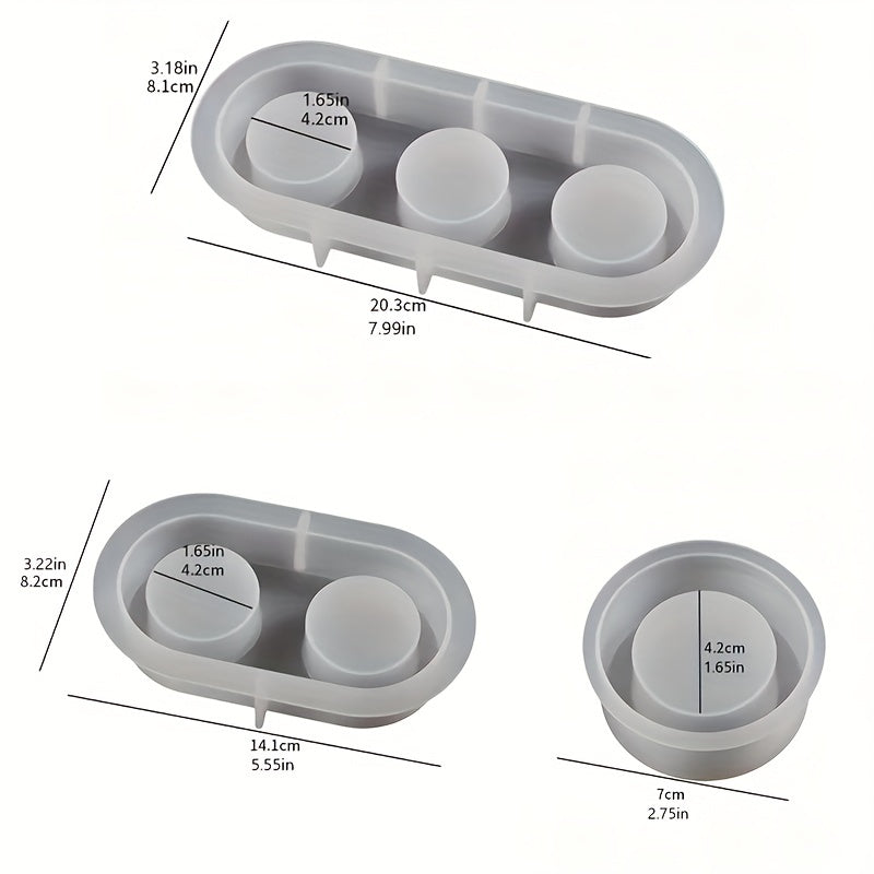 Small Candle Holder Resin Silicone Mold for Epoxy DIY Jewelry Box
