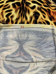 Men's Leopard 3D Graphic Tee Short Sleeve Top