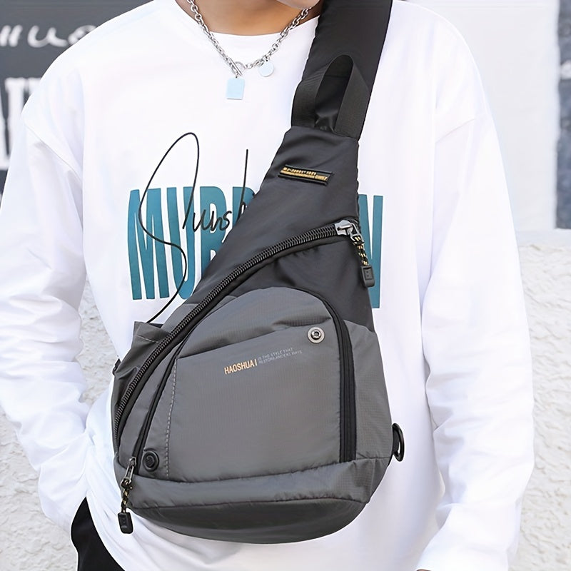 Men's Water Resistant Crossbody Bag for Outdoor Travel