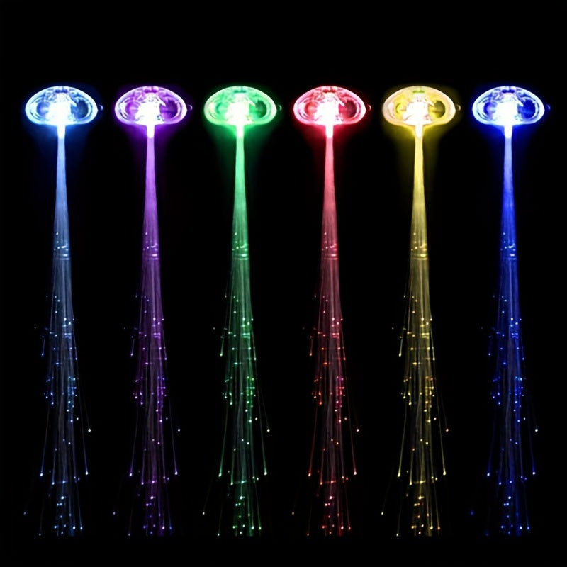 LED Light Up Braids Hair Clip for Halloween Party