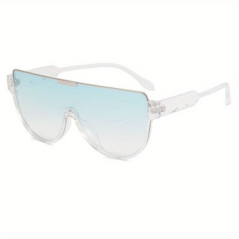 Y2K Gradient Shield Sunglasses UV400