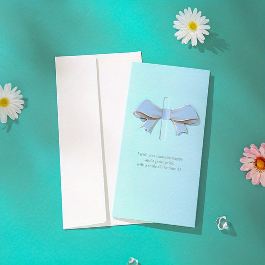 1pc Baby Thank You Card Holiday Gift Card Blessing Card Birthday Greeting Card