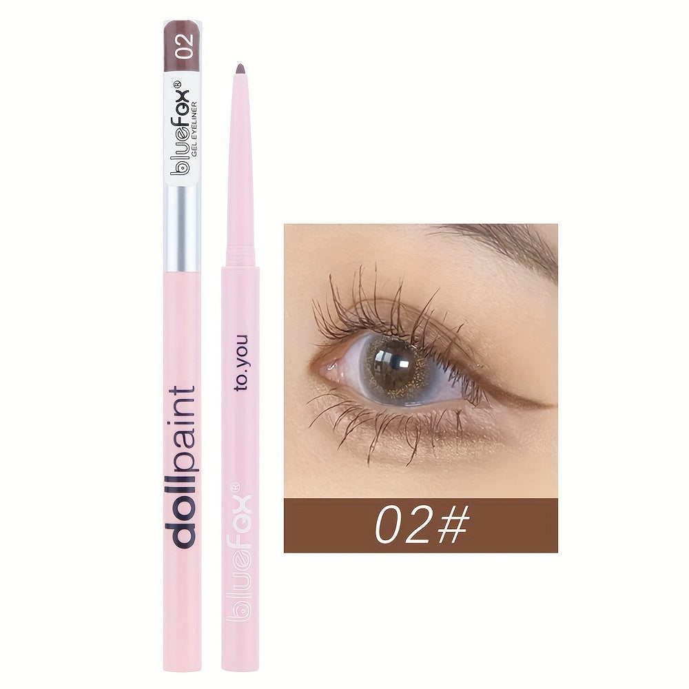 Colorful Eyeliner Gel Pen Waterproof Smudge Proof Ultra Slim Highlighter