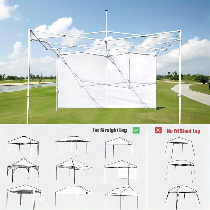 Sunshade Curtain for 25 Pop up Canopy