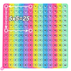 Legendstar 12x12 Multiplication Practice Math Game Pink Silicone Chart