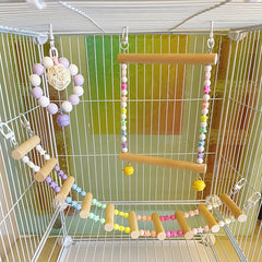 Parrot Swing Ring Climbing Station Stand