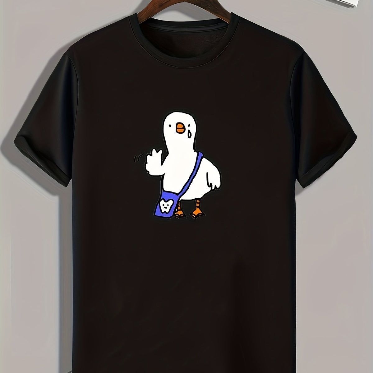 Goose Print Men's Graphic T shirt Casual Comfy Tees For Summer Mens Clothing