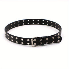 Punk Rivet PU Belts Hip Hop Dress Skirt Jeans Belts Gothic Hollow Belts