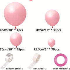 Pink Balloons Garland Kit for Baby Shower Wedding