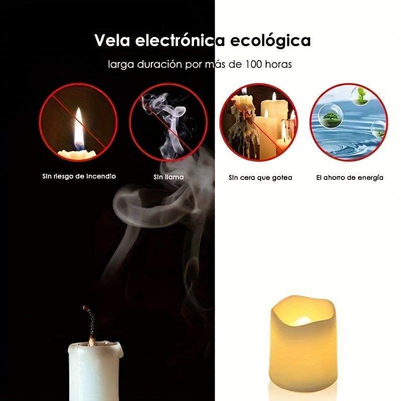 50pcs Classic Led Tea Candle Light Holiday Home Decoration