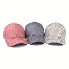 Classic Tie Dye Baseball Cap Solid Vintage Sports Hat Adjustable