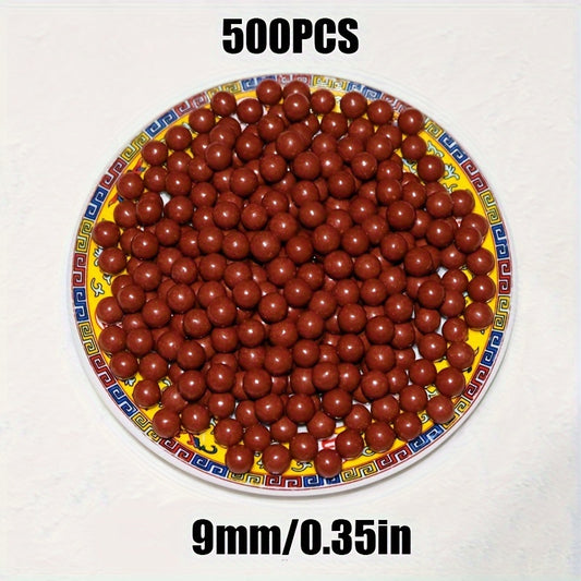 500pcs 9mm Safe Mud Ball Slingshot Practice Balls