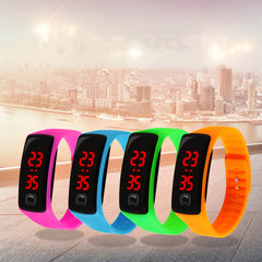 Silicone Strap Children's Electronic Watch