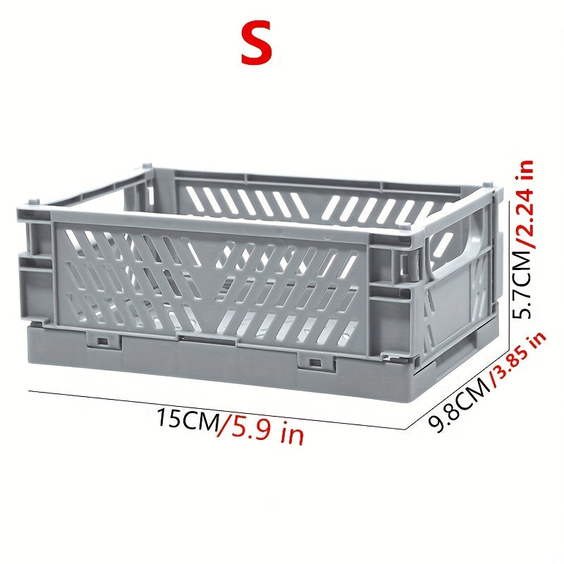Large Capacity Desktop Storage Box Plastic Organizer Stackable Storage Basket