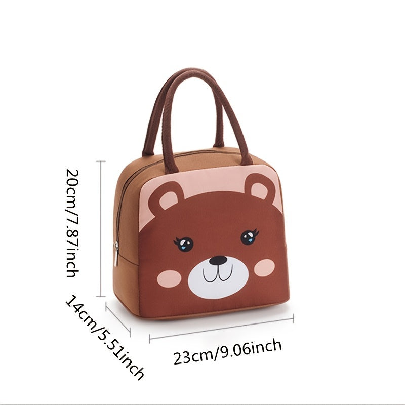 Cartoon Lunch Box Handbag for Primary School Students