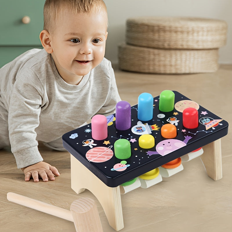 Space Themed Hammering Toy for Youngsters