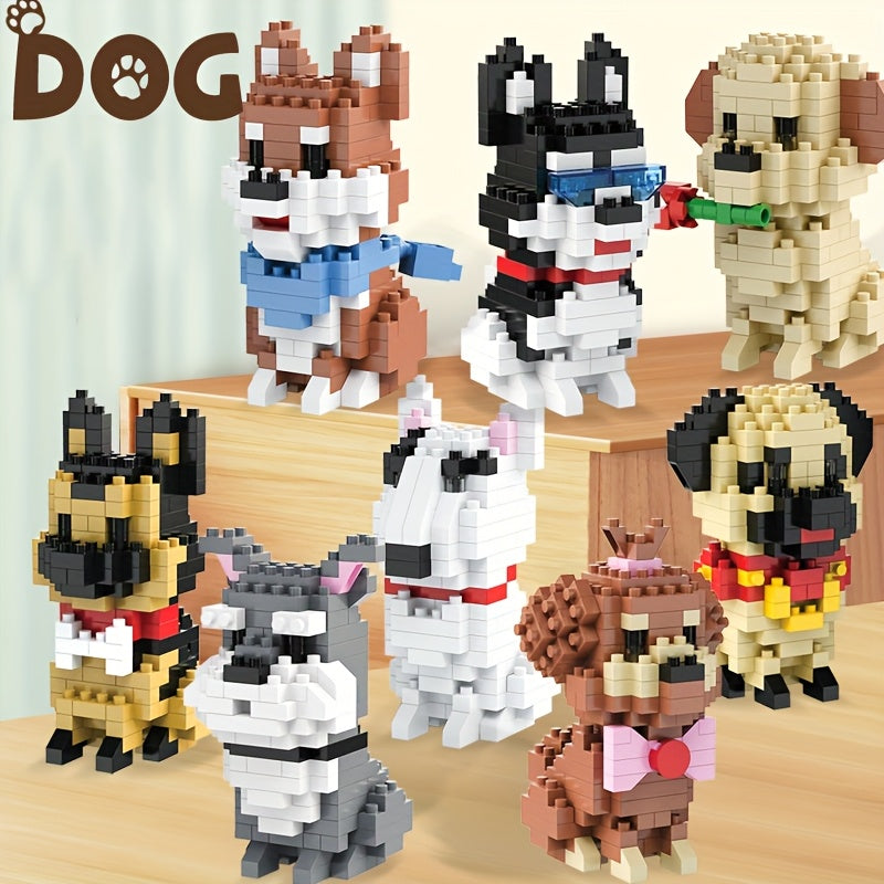 Animal Series Dog Education Assembly Blocks for Young People
