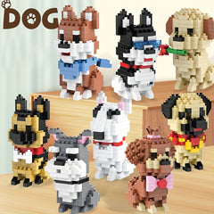 Animal Series Dog Education Assembly Blocks for Young People