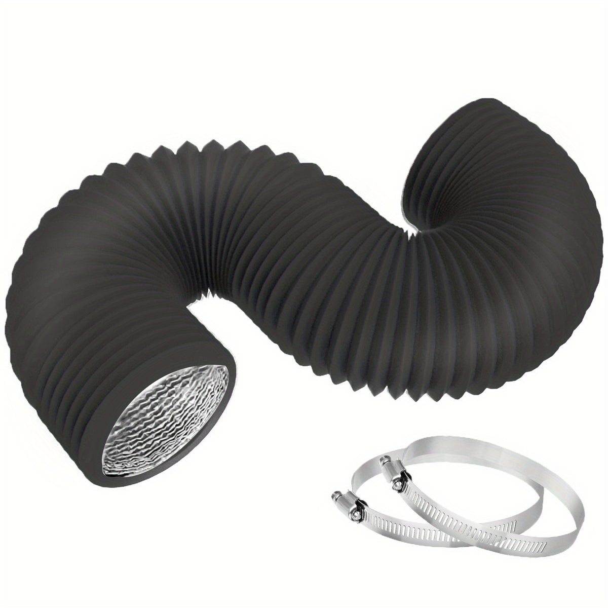 10 16 Cm 7 62meter Dryer Vent Hose Flexible Insulated Air Ducting PVC