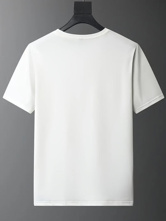 Men's Graffiti Face Print T shirt Active Breathable Tee
