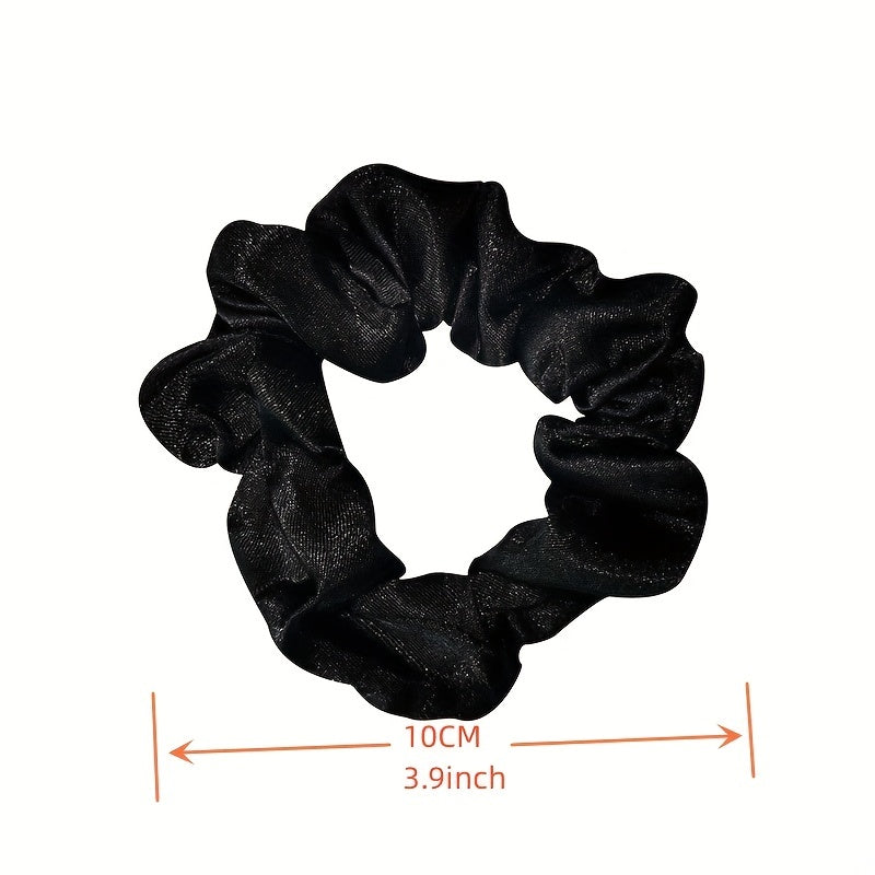 10 Pink Elastic Hair Ties All-match Hair Rope for Women Girls