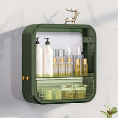 Makeup Organizer Bathroom Shelves Floating Rack