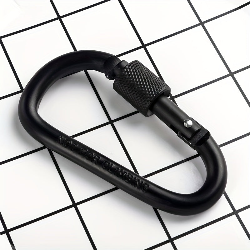 5pc High Thickened Carabiners With D Shaped Hook