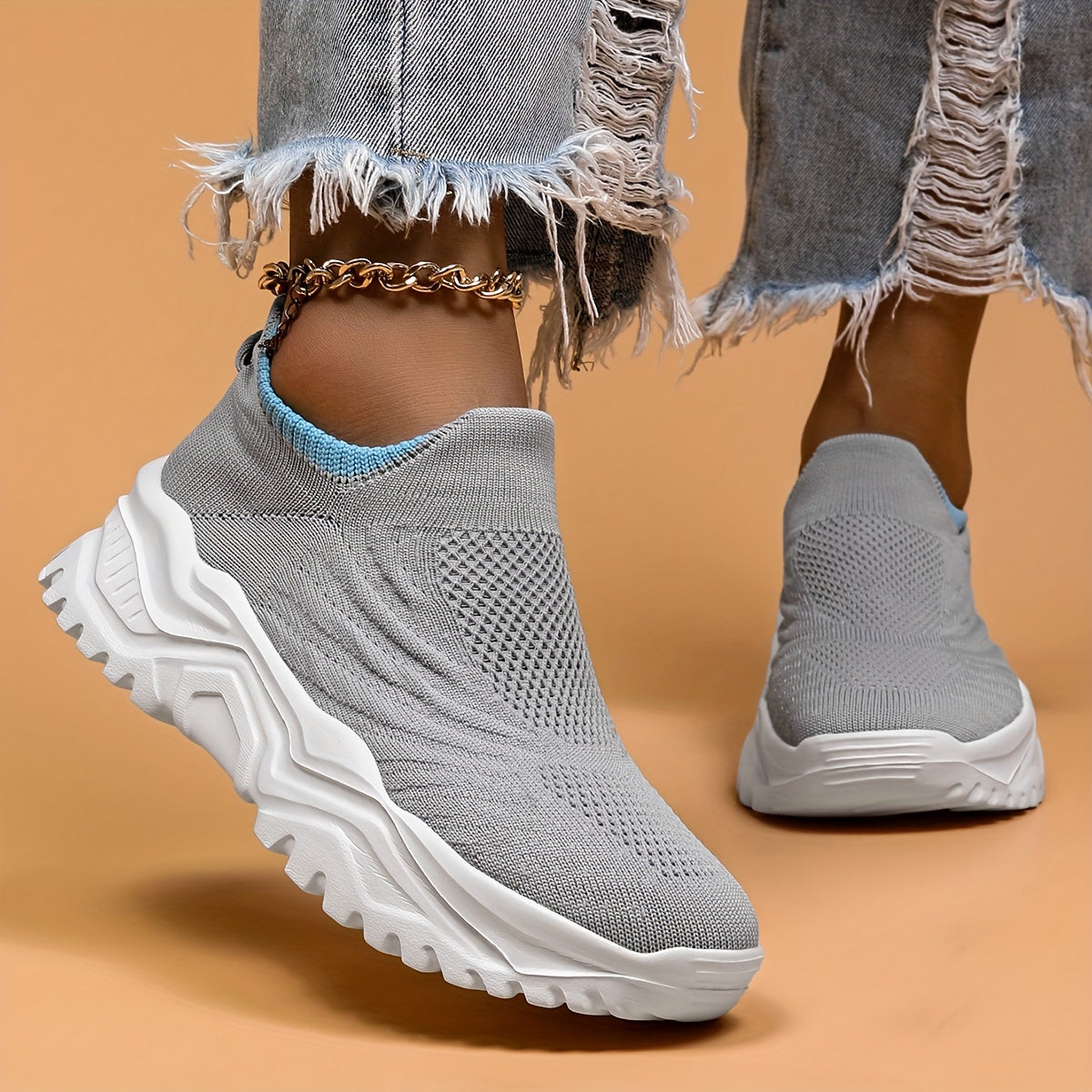 Women's Mesh Non Slip Sneakers Breathable Running Shoes