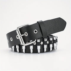 Alloy Buckle PU Bullet Belt For Men