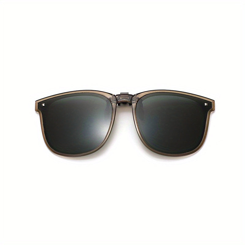 Men's Foldable Clip On Sunglasses with Case