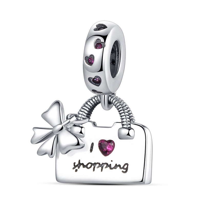 Travel Life Collection Charm Silver Camera Tower Heart Family Beads