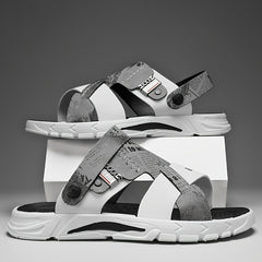 Men's Graphic Sandals Non Slip Open Toe Shoes
