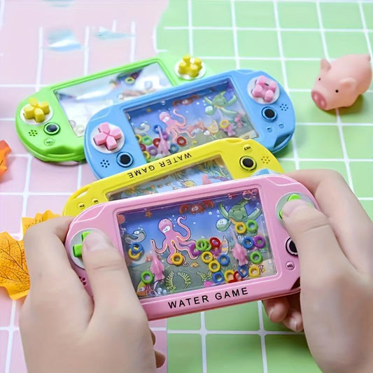 Handheld Water Game Water Ring Mini Toy Ring Toss Game Travel Toy Party Favorite
