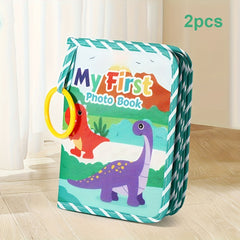 USATDD Baby Soft Cloth Album with Mirror Personalized Family & Friends Collage