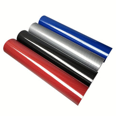 High Glossy 5D Carbon Fiber Wrapping Vinyl Film Motorcycle Tablet Stickers
