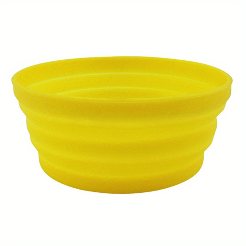 Portable Silicone Bowl for Travel High Temp Resistant Picnic Camping Lunch Box