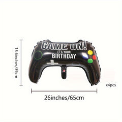 4pcs Game Controller Balloons Party Decoration Balloons Aluminum Film Balloons
