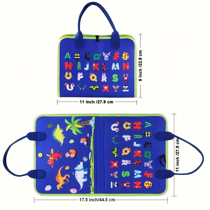 DOBIYAR Sensory Activity Board Educational Toy Fine Motor Skills Gift