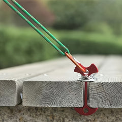 5pcs Aluminum Alloy Tent Wind Rope Buckles for Camping and Picnic