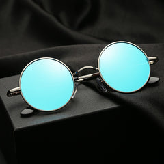 Polarized Round Sunglasses Vintage Circle Hippie Sun Glasses
