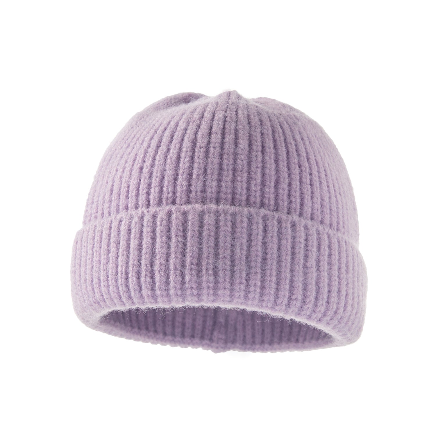 Fleece Beanie Hat Winter Knitted Caps Soft Warm Unisex Beanie Hat