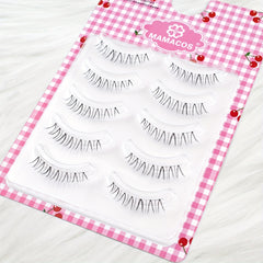 5 Pairs Lower False Eyelashes Natural Reusable Soft Lashes Extension