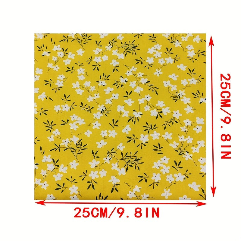 8pcs Cotton Twill Fabric Set for Bed Sheet Duvet Cover Decor